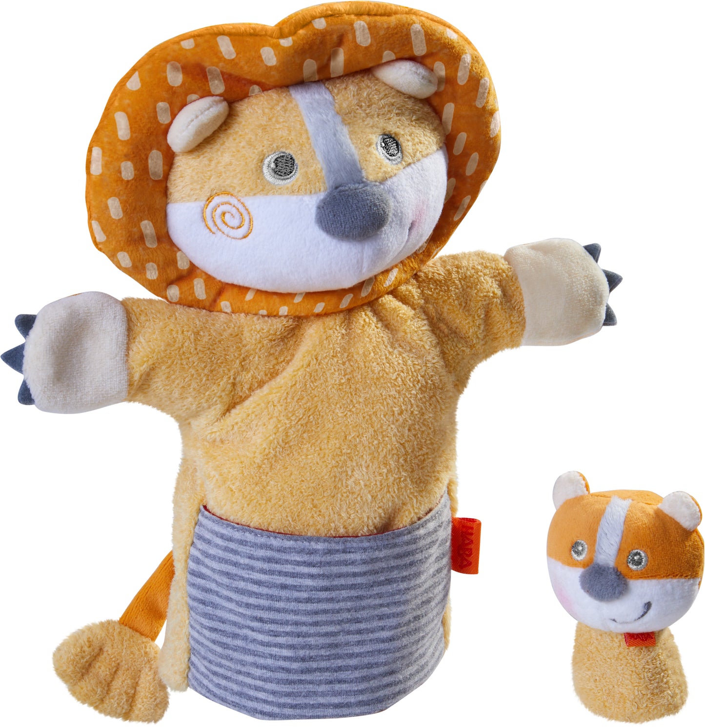 Haba Puppet Lion With Cub