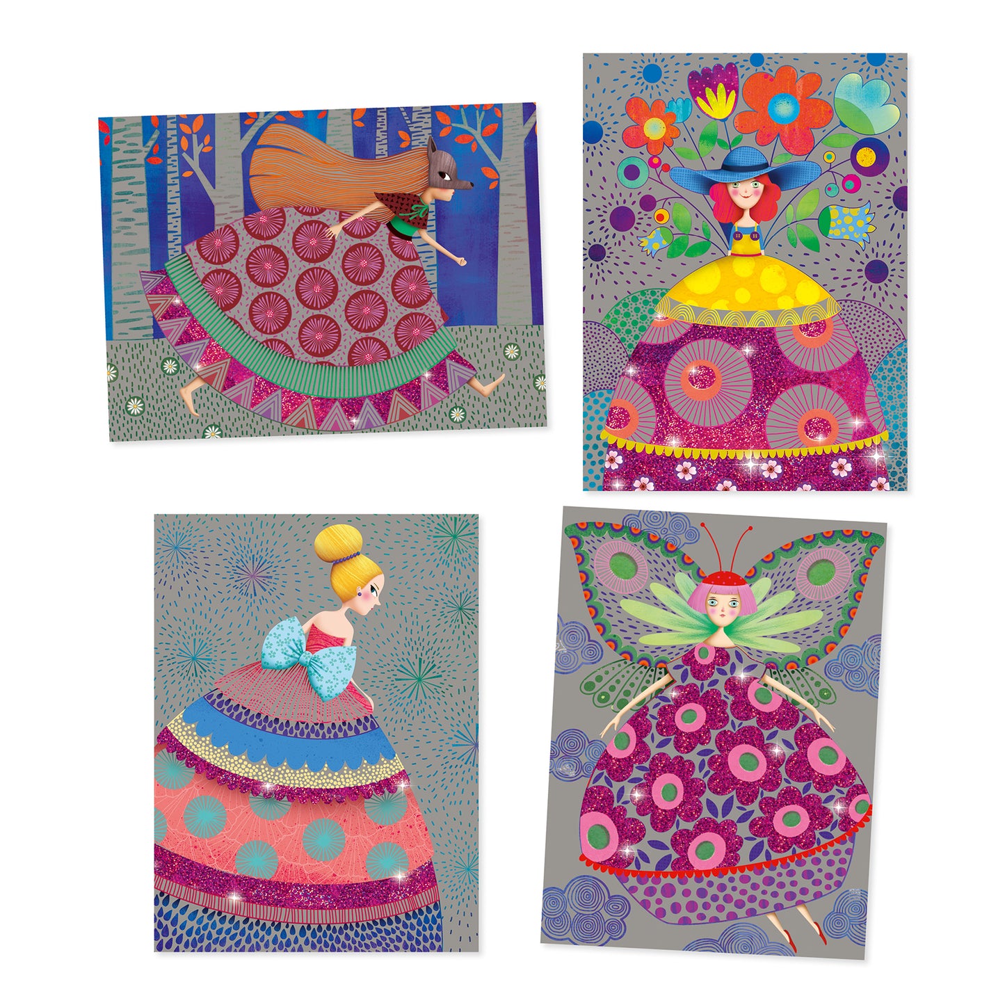 Djeco The Beauties' Ball * Scratch Cards