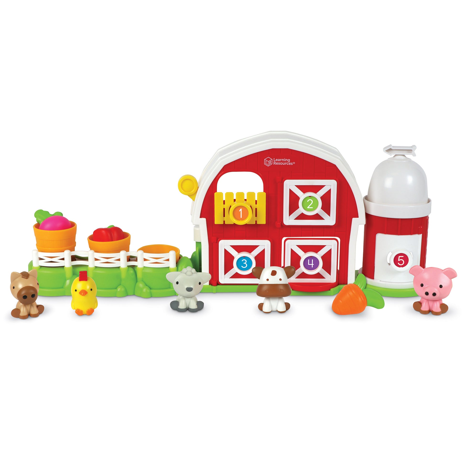 Learning Resources Peekaboo Learning Barnyard Playset