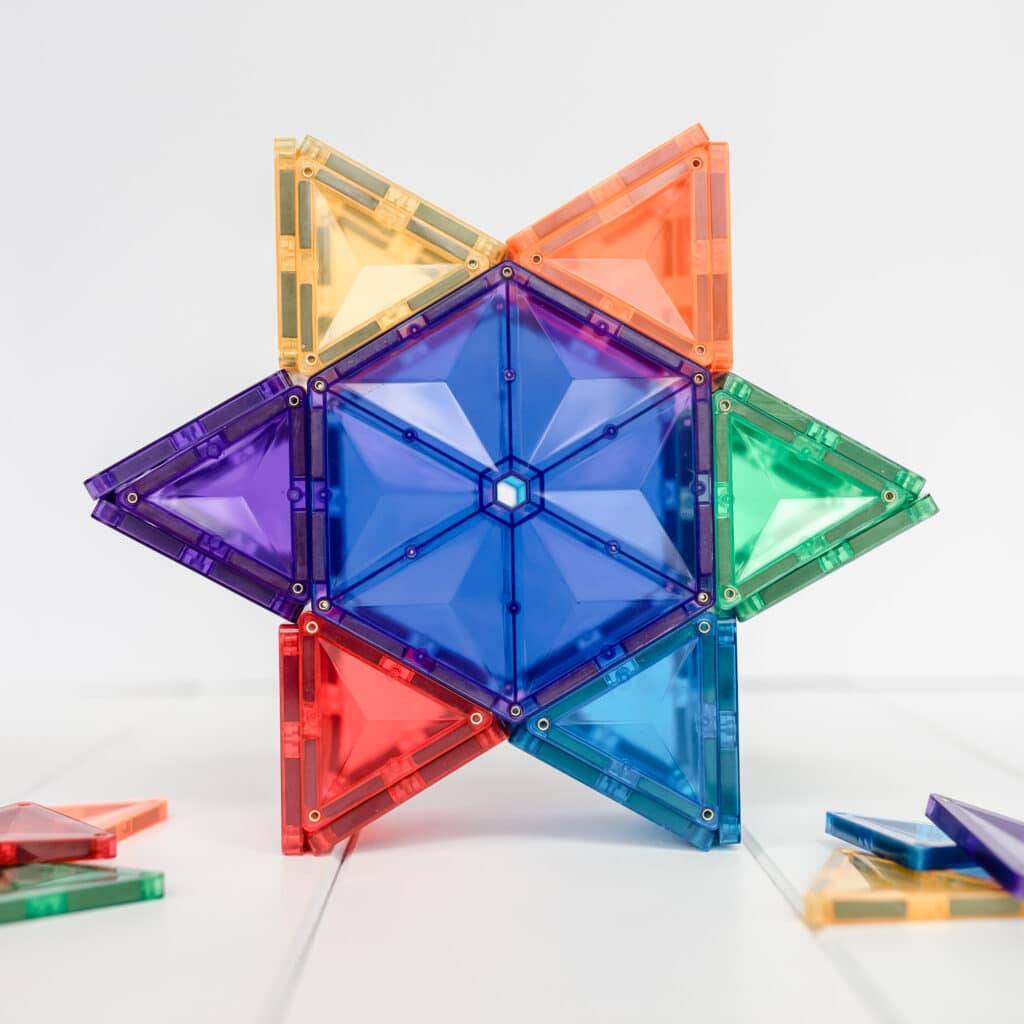 Connetix Tiles Rainbow 30 Pc Geometry