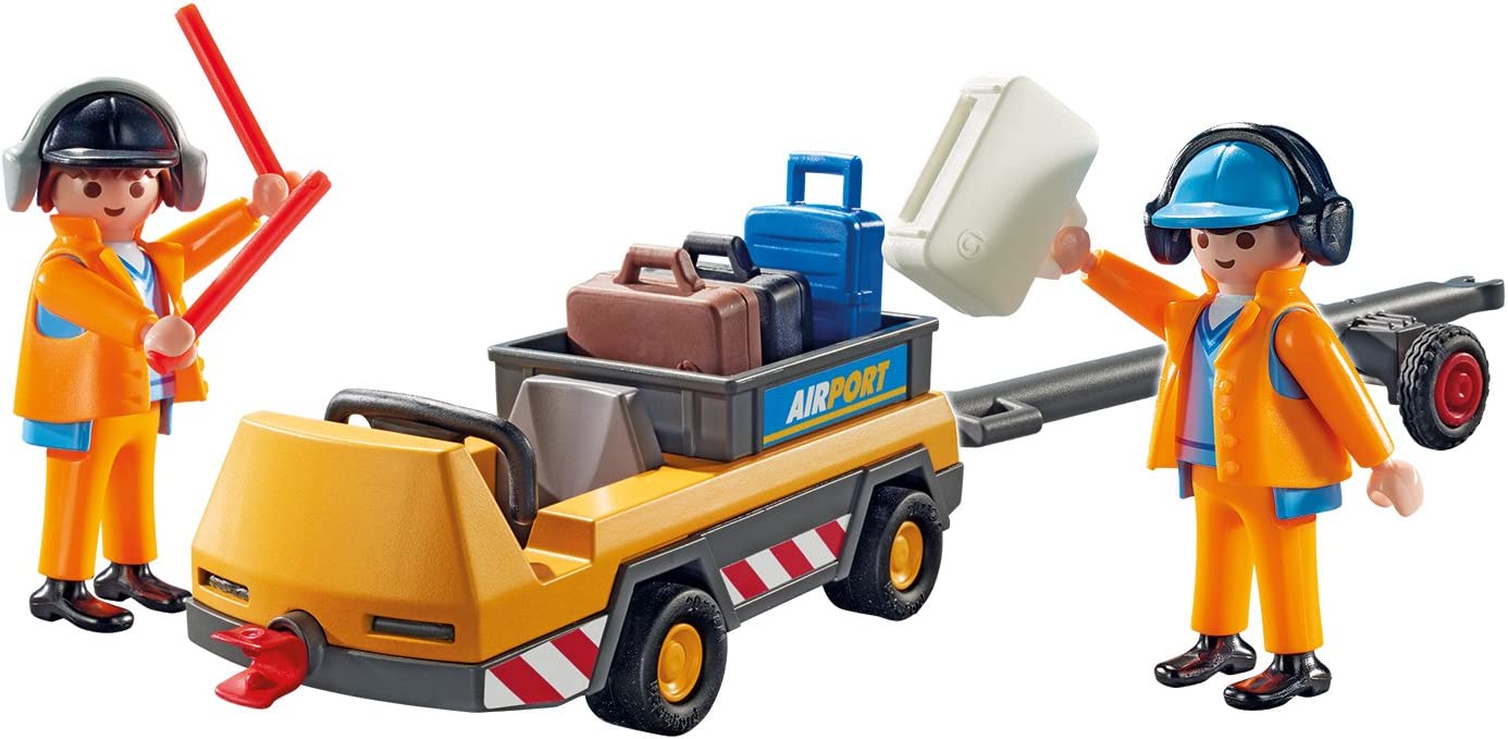 Playmobil 5396 City Action Aircraft Tug with Ground Crew