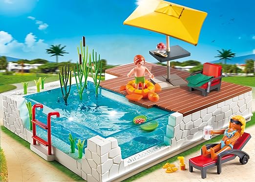 Playmobil Plus 5575 Swimming Pool with Terrace