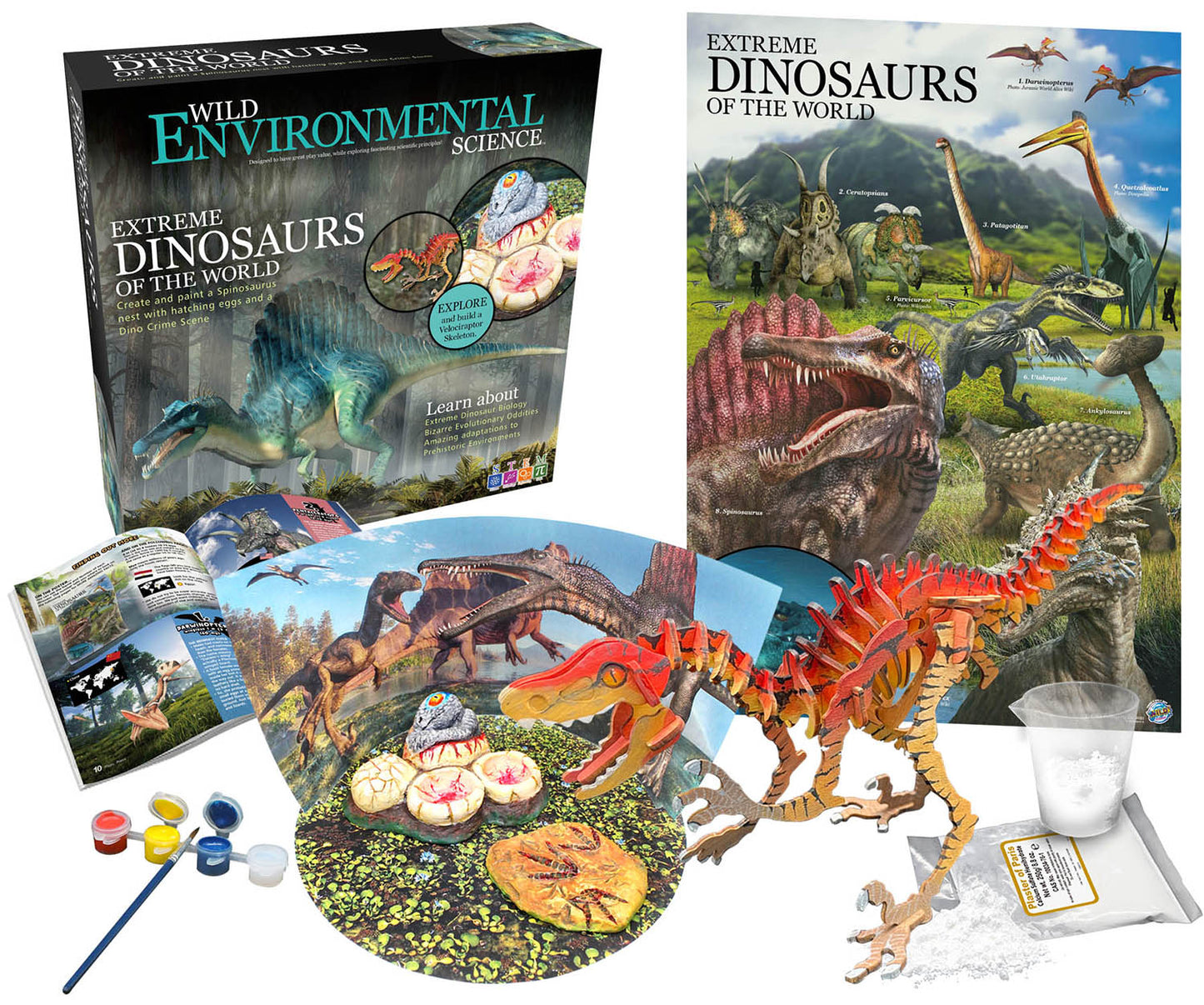 Wild Environmental Science Extreme Dinosaurs of the World