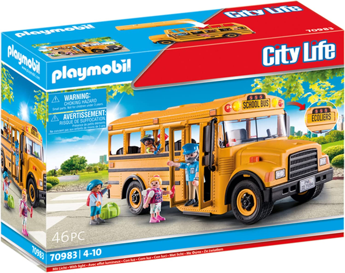 Playmobil 70983 City Life School Bus