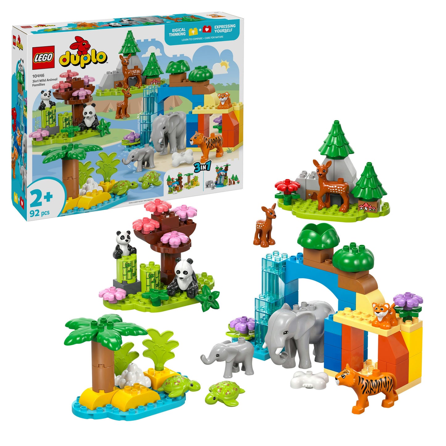 Lego DUPLO Town 10446 3in1 Wild Animal Families