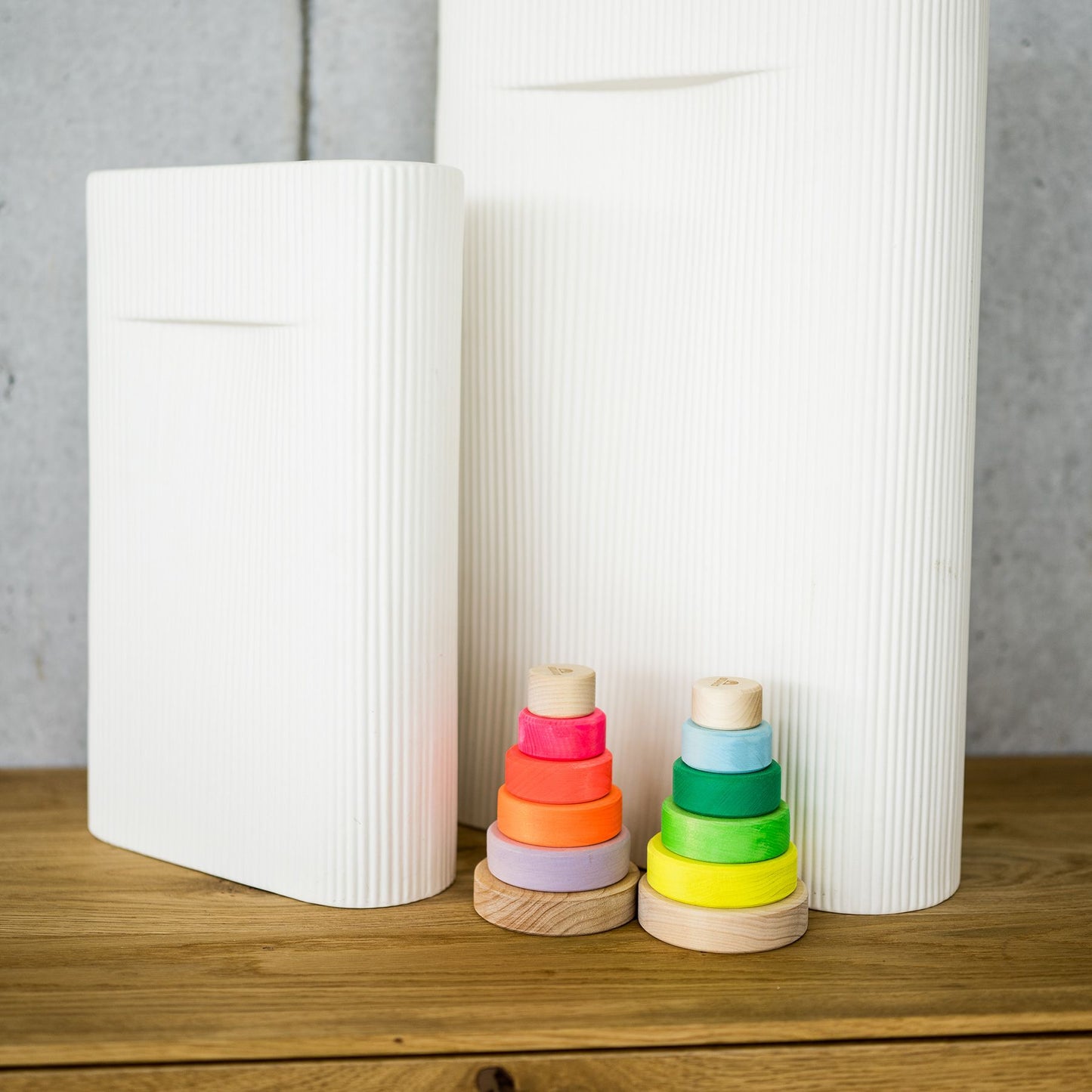 Grimms Small Conical Tower Neon Green