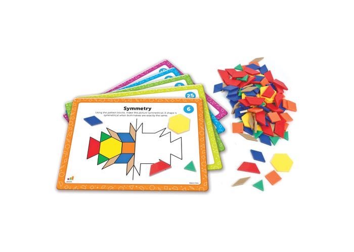 Learning Resources Pattern Block Math Activity Set