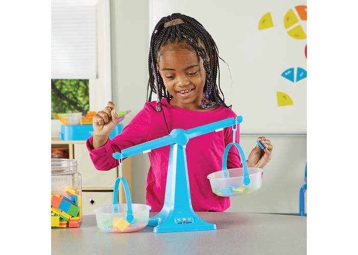 Learning Resources Nestable Pan Balance, Single