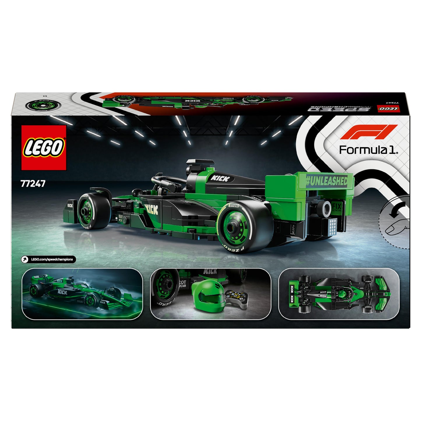 Lego Speed Champions 77247 KICK Sauber F1® Team C44 Race Car