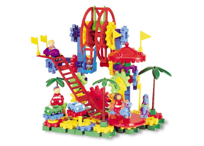 Learning Resources Gears! Gears! Gears!® Dizzy Fun Land™ Motorized Building Set