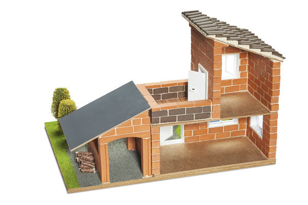 Teifoc Brick Construction Set Villa with Garage