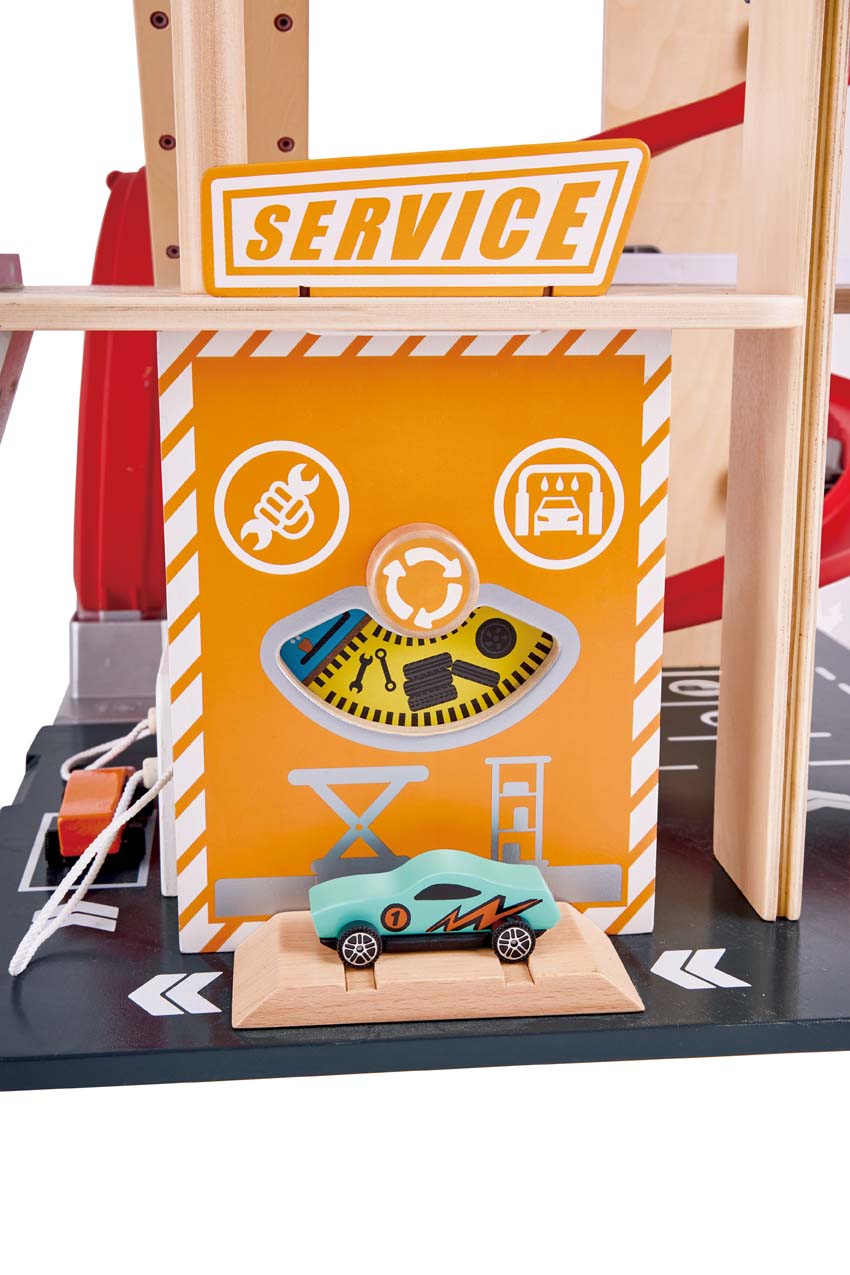Hape Gearhead Stunt Garage