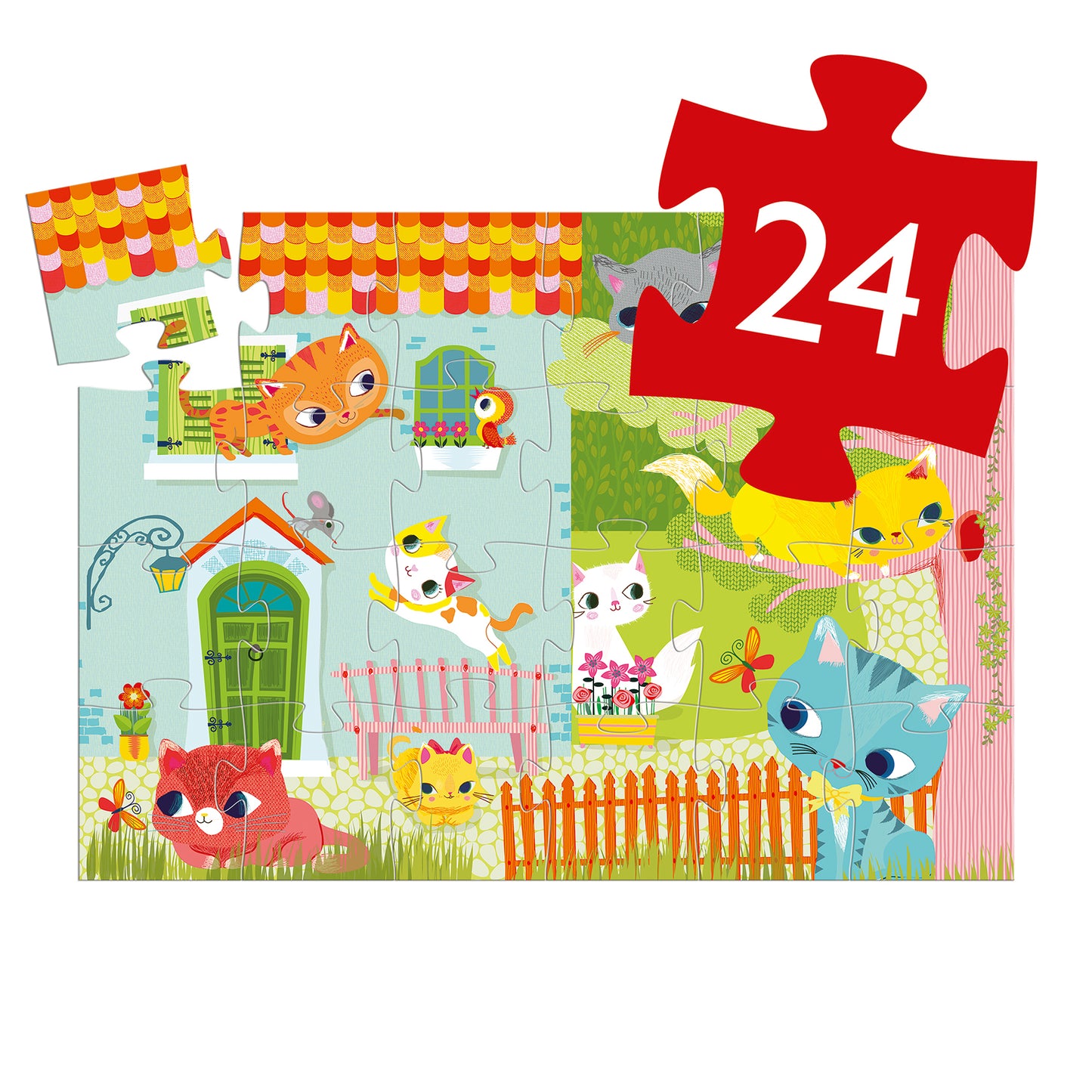 Djeco Pachat And His Friends Silhouette Puzzles