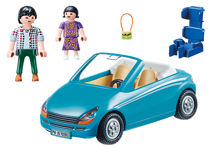 Playmobil 70285 City Life Pre-School Family with Car