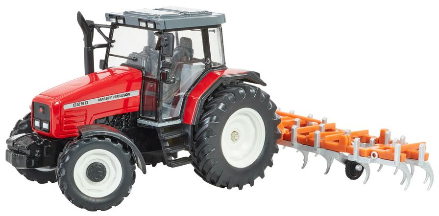 Britains Heritage Tractor Playset w/Fold Up Cultivator