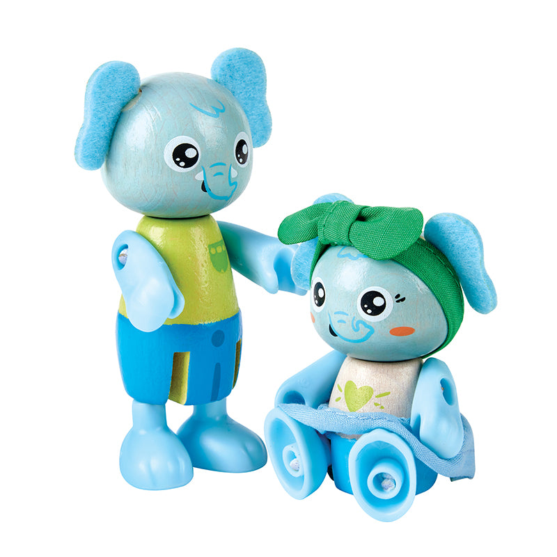 Hape Elephant Family