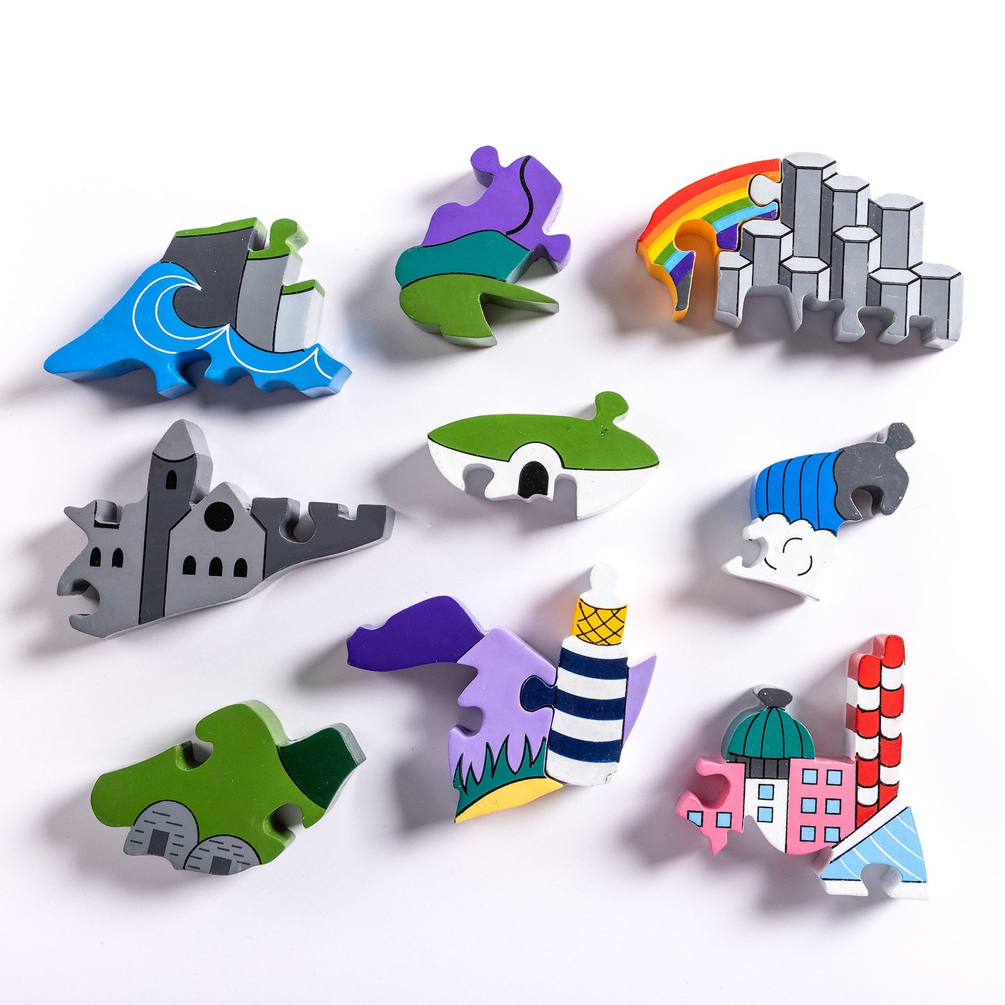 Alphabet Jigsaws Icons of Ireland