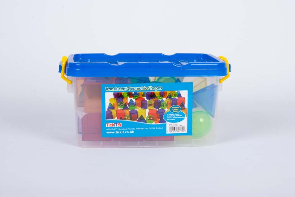 TickiT Translucent Geometric Shapes