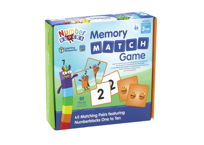Learning Resources Numberblocks Memory Match Game