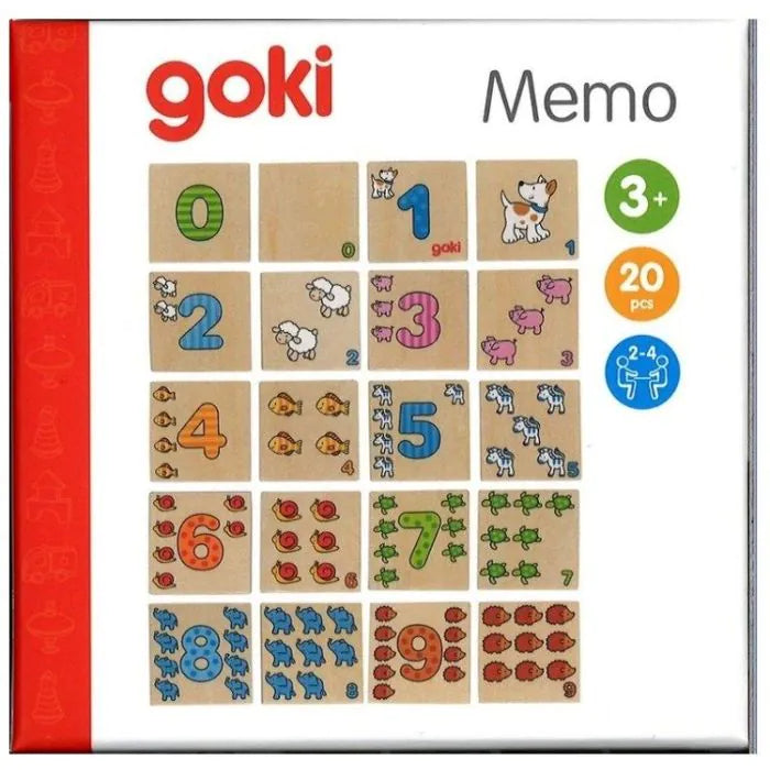 Goki Memo Game Learn To Count