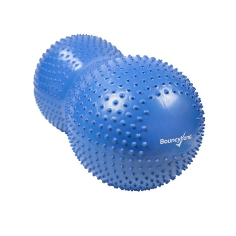 Playlearn Inflatable Sensory Roller With Tactile Nubs Peanut