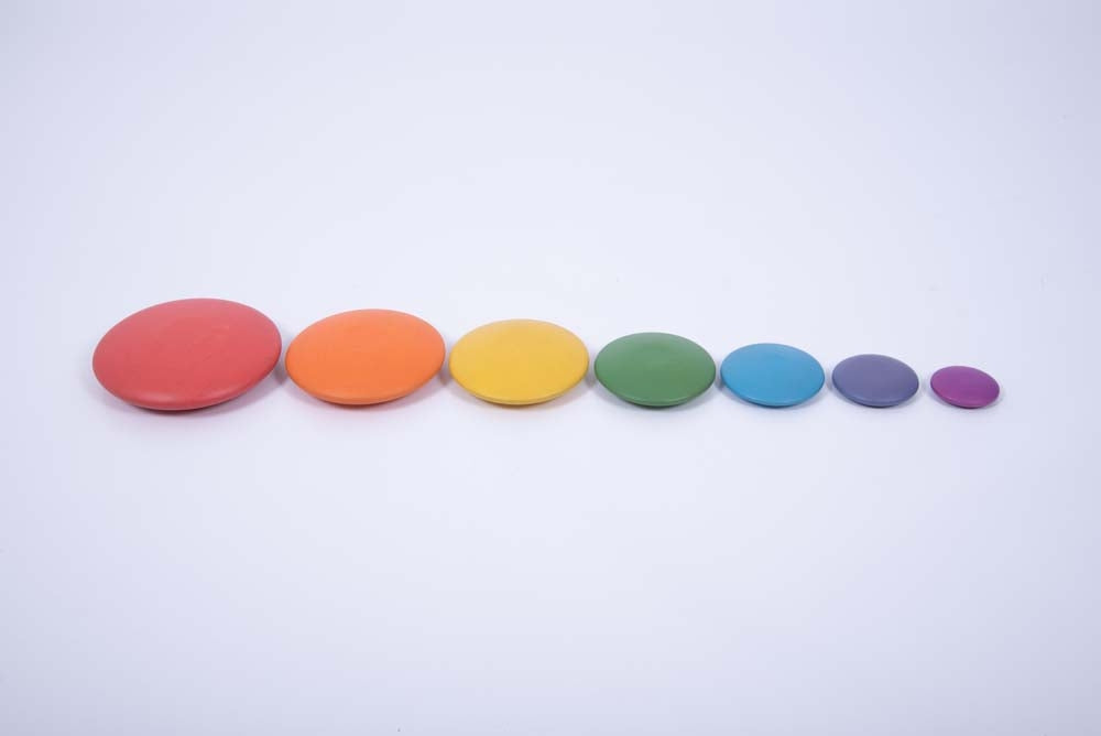 TickiT Rainbow Wooden Buttons