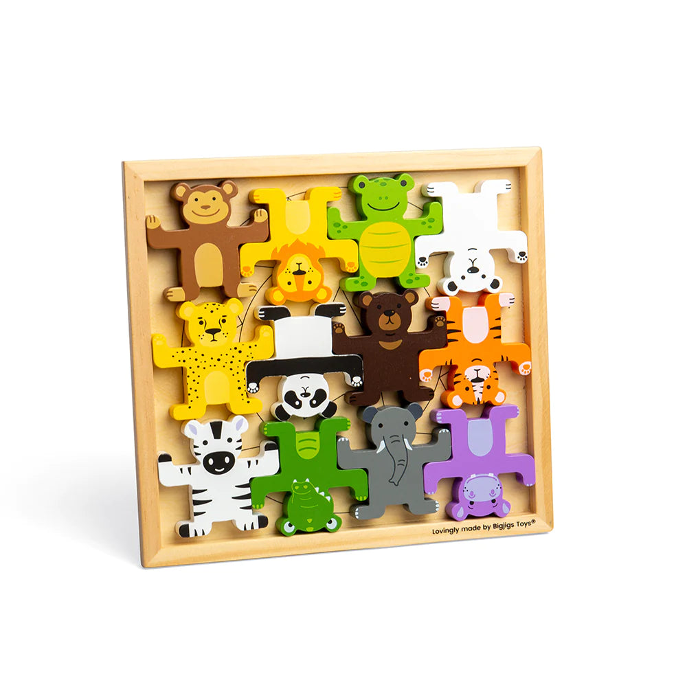 BigJigs Wild Wooden Stacker