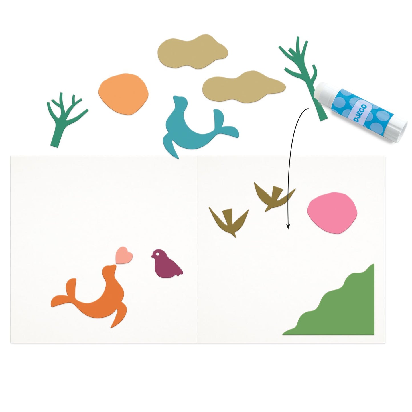 Djeco Creation Box Little Papers