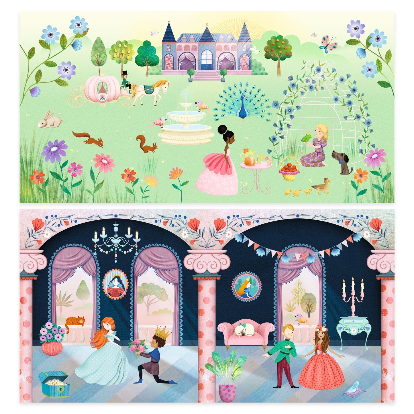 Djeco Sticker Story Life In The Castle