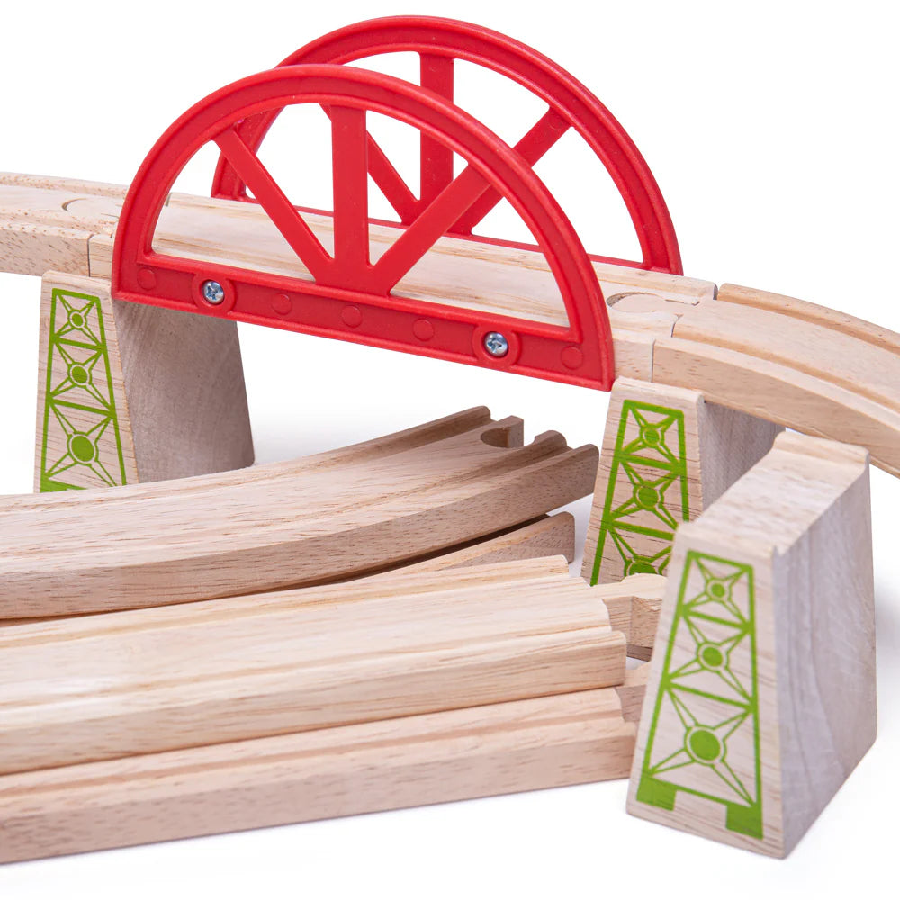 BigJigs Trains Bridge Expansion Pack