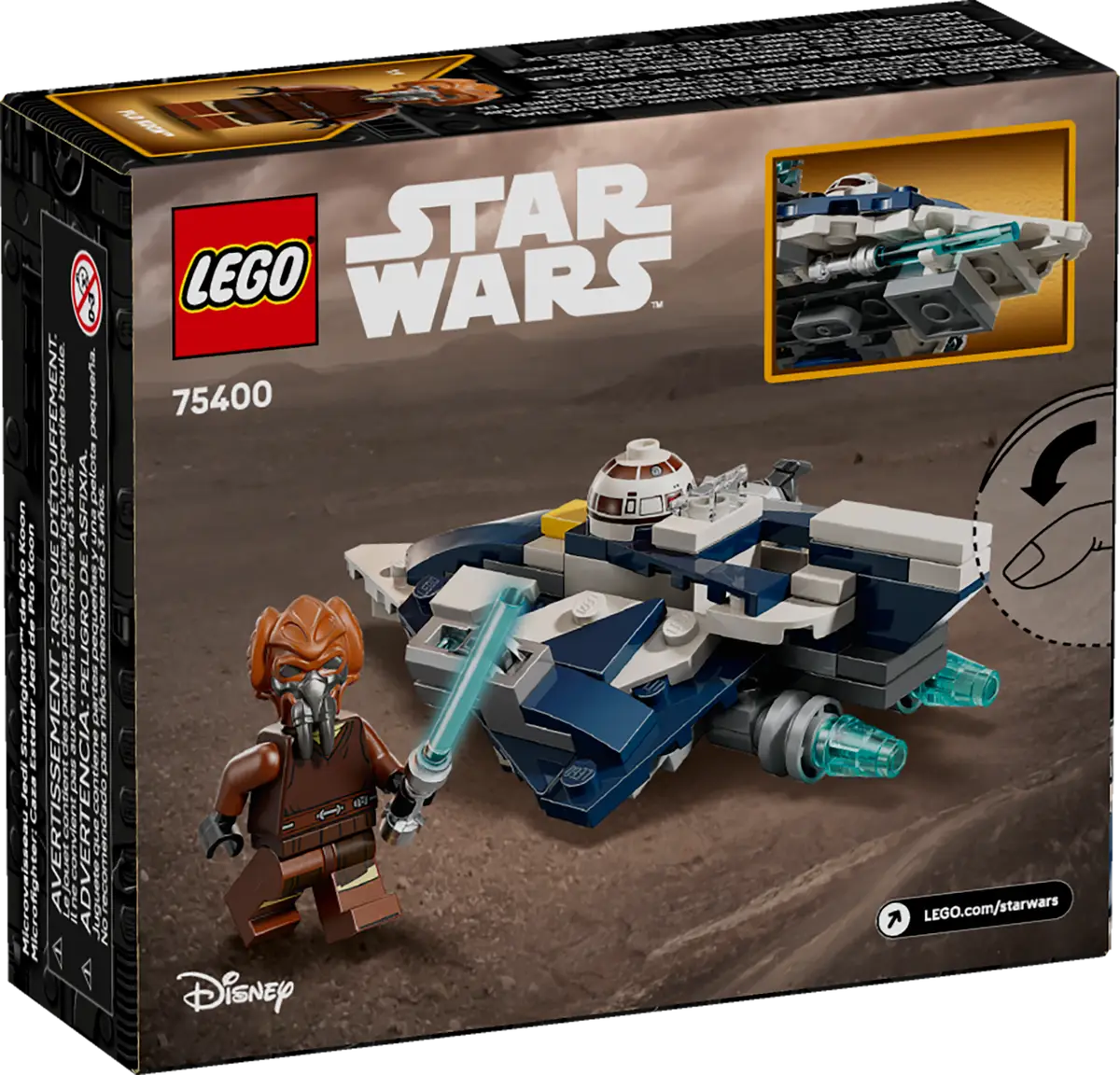 Lego Star Wars TM 75400 Plo Koon's Jedi Starfighter™ Microfighte