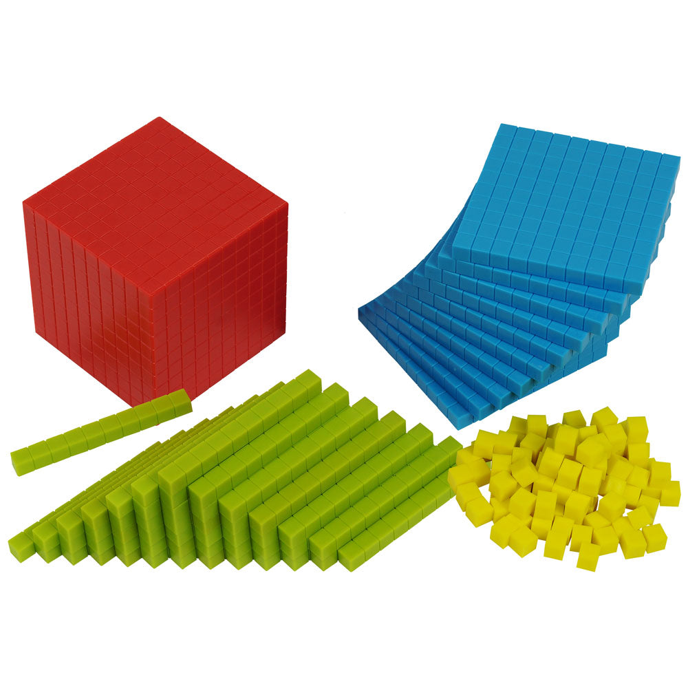 BigJigs Educational Plastic Base Ten Set of 161