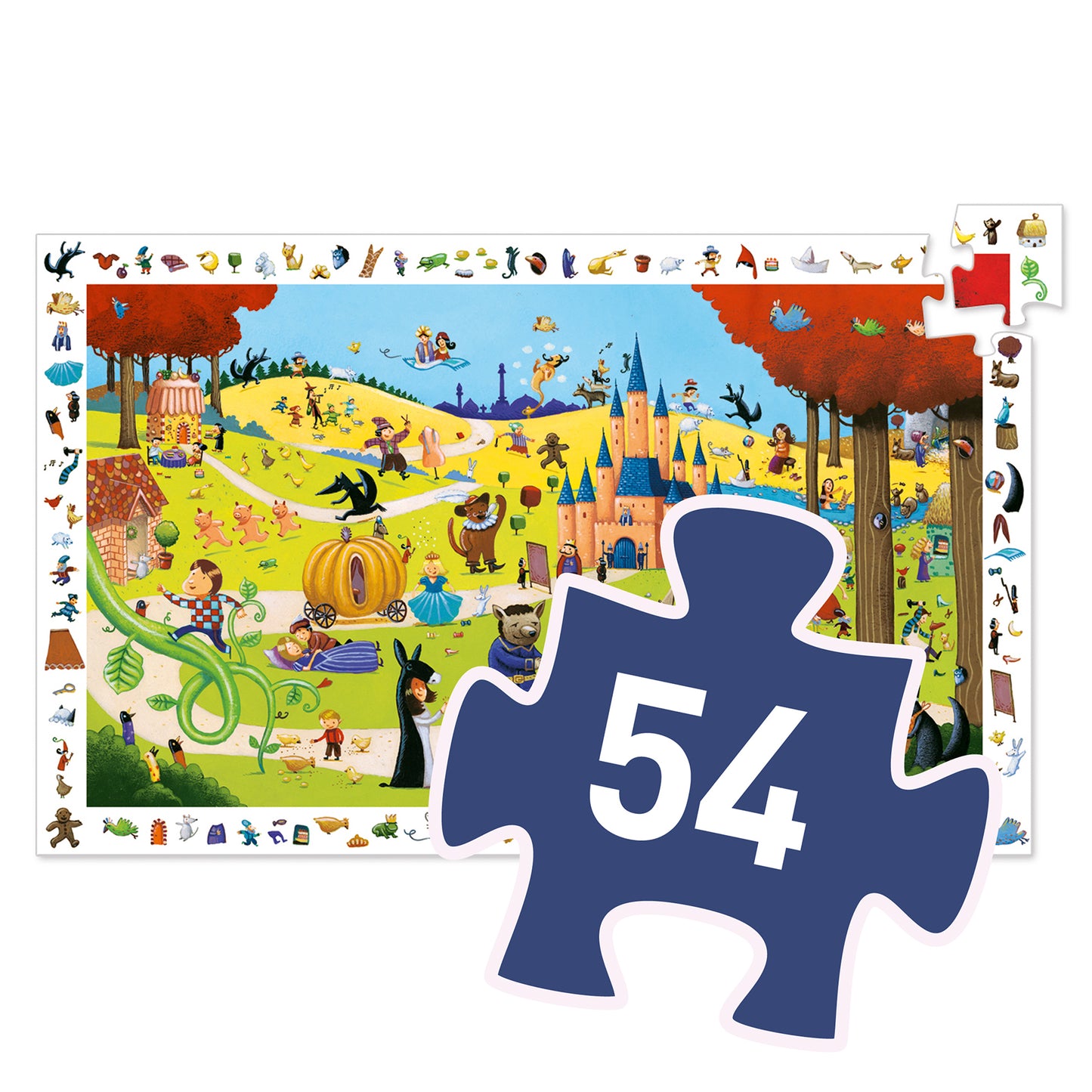 Djeco Tales 54 Pcs Observation Puzzle