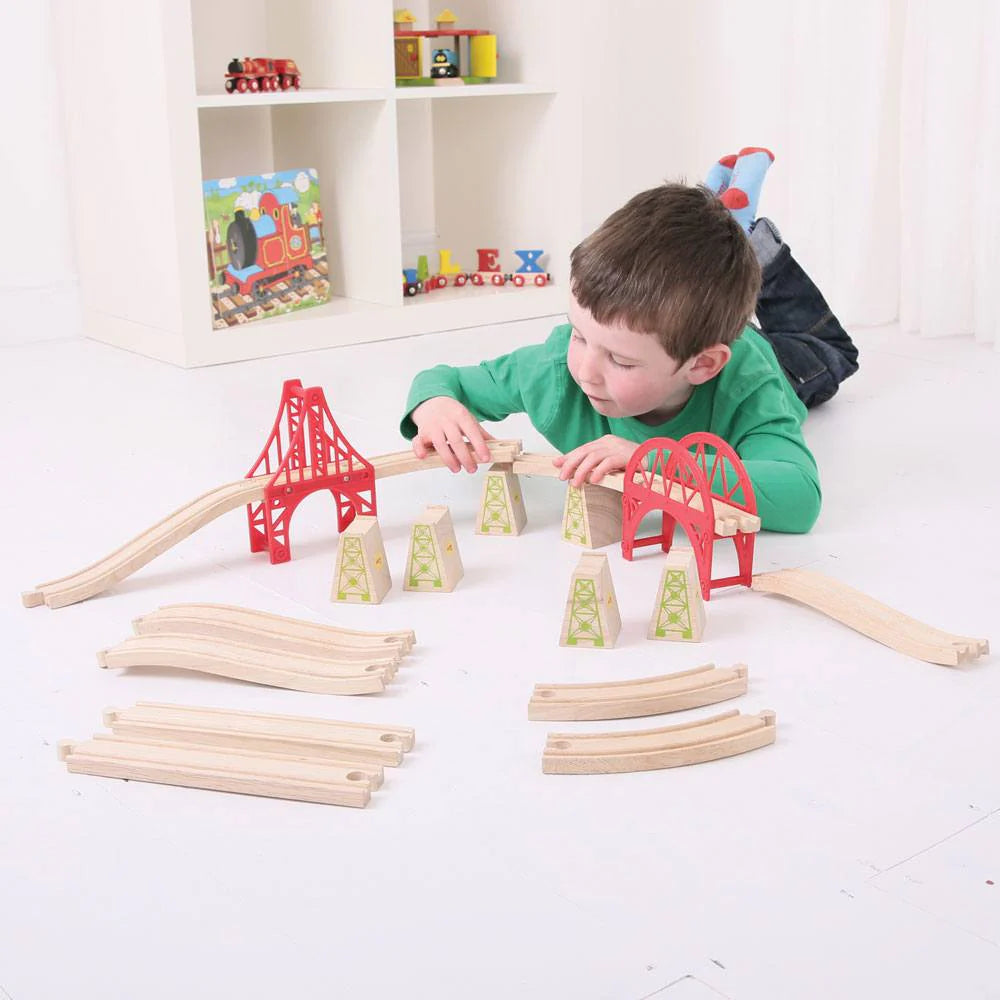 BigJigs Trains Bridge Expansion Pack