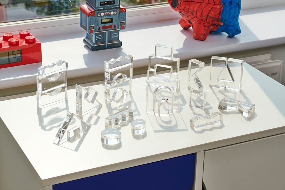 TickiT Clear Crystal Block Set
