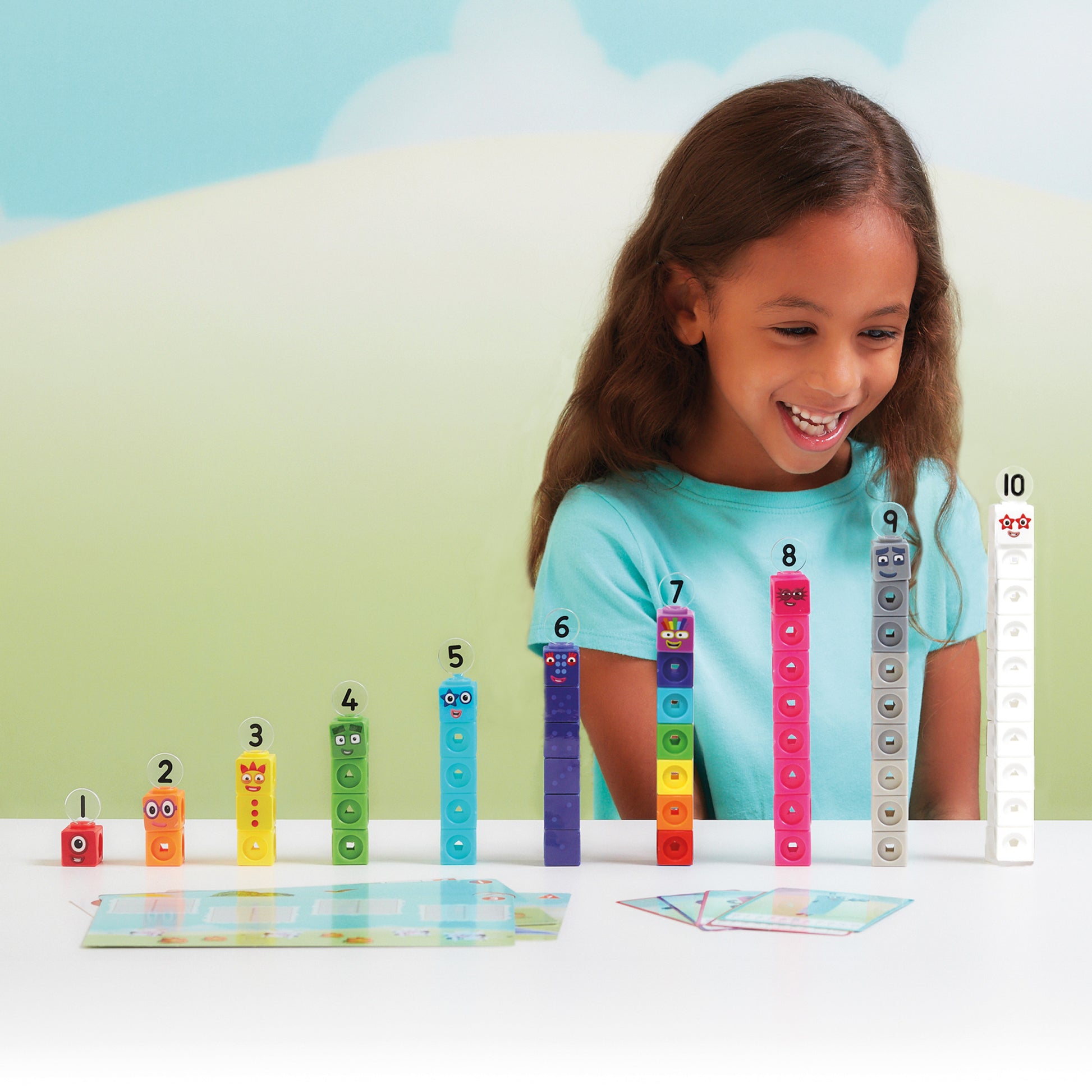 Learning Resources Mathlink® Cubes Numberblocks 1-10 Activity Set