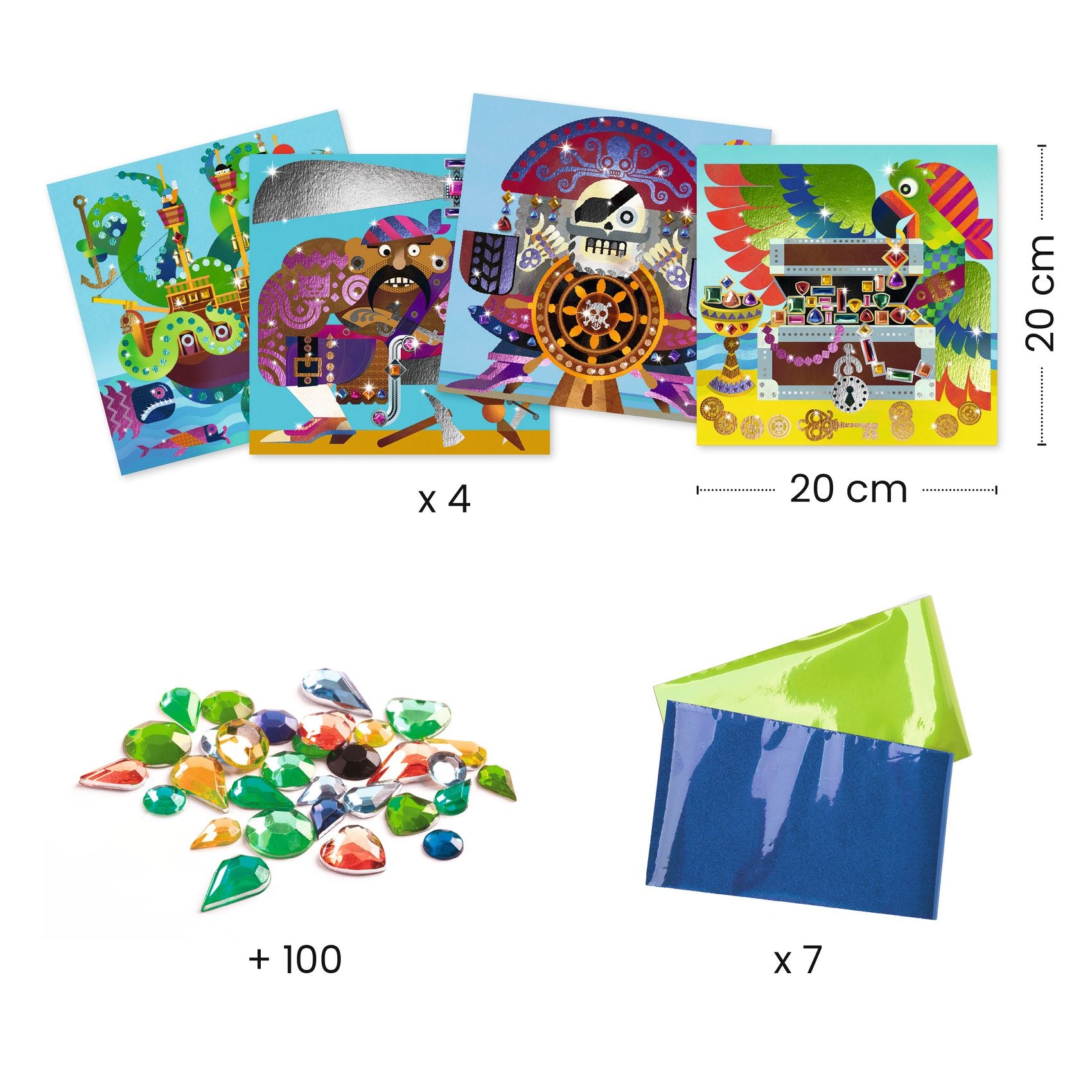 Djeco Foil Pictures Up And At 'Em!