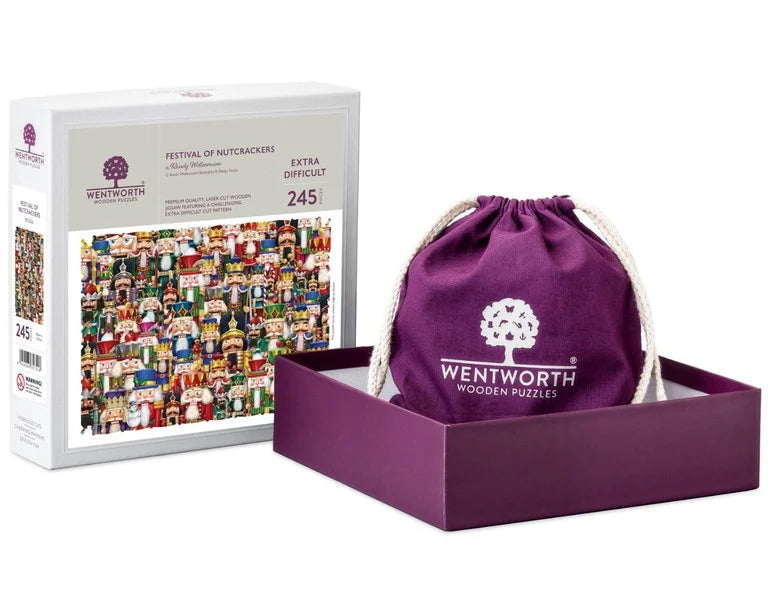 Wentworth Wooden Puzzles Extra Difficult Festival of Nutcrackers - Maxi 245 pcs