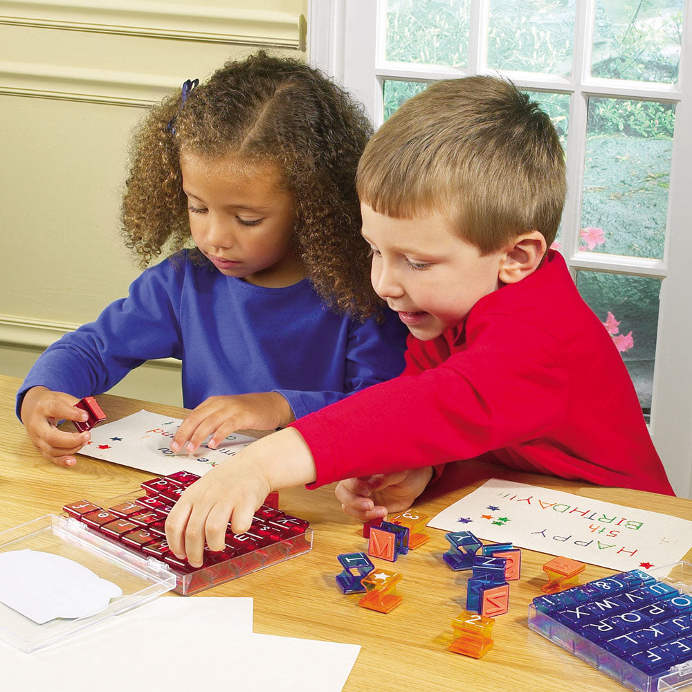 Learning Resources Uppercase Alphabet & Punctuation Stamps