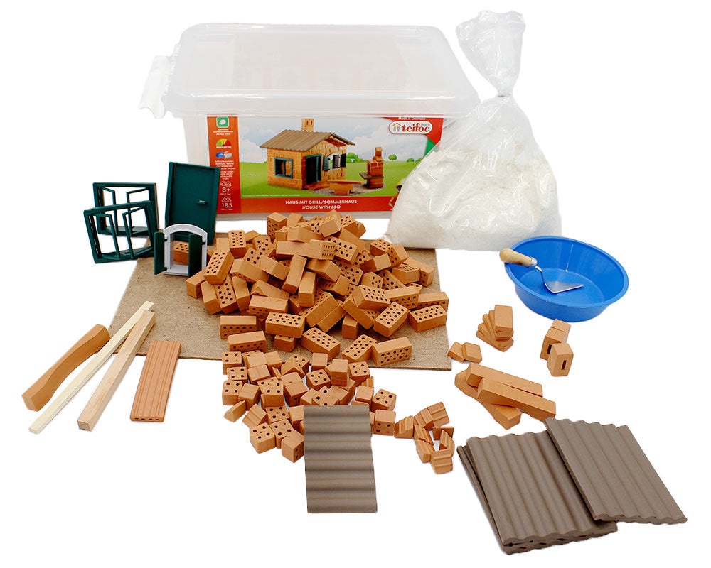 Teifoc Brick Construction Kit House With BBQ