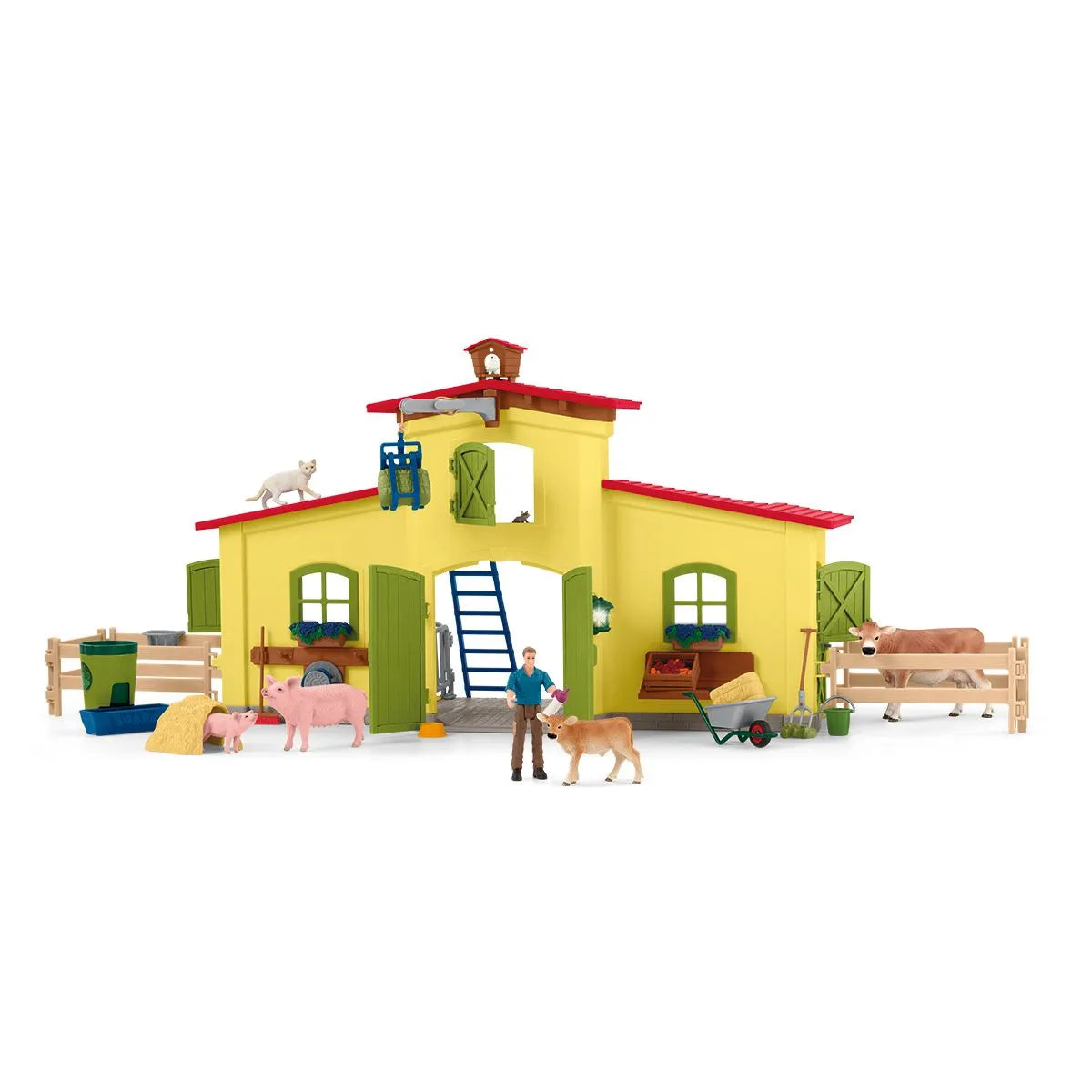 Schleich Large Farm with Animals and Accessories-42605