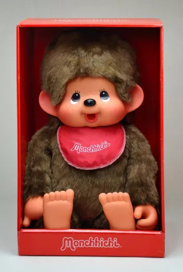 Monchhichi Boy With Bib Red 80 cm