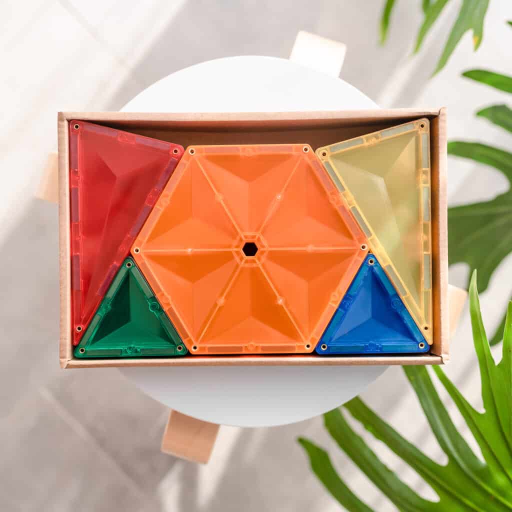 Connetix Tiles Rainbow 30 Pc Geometry