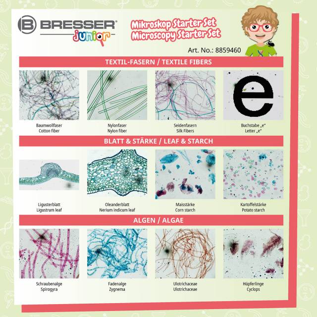 Bresser Junior 24 Permanent Microscope Starter Kit