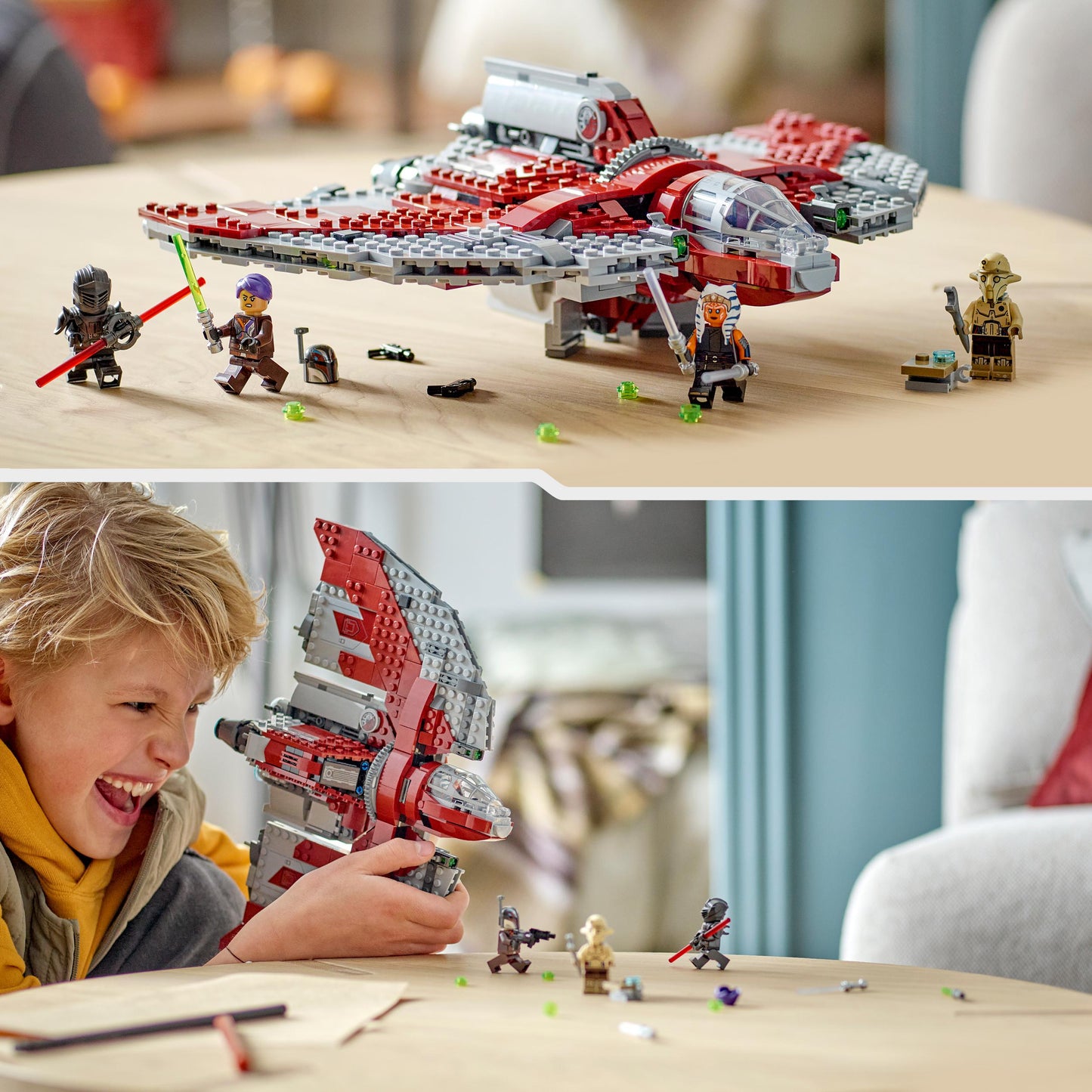 Lego Star Wars 75362 Ahsoka Tano's T-6 Jedi Shuttle (D)