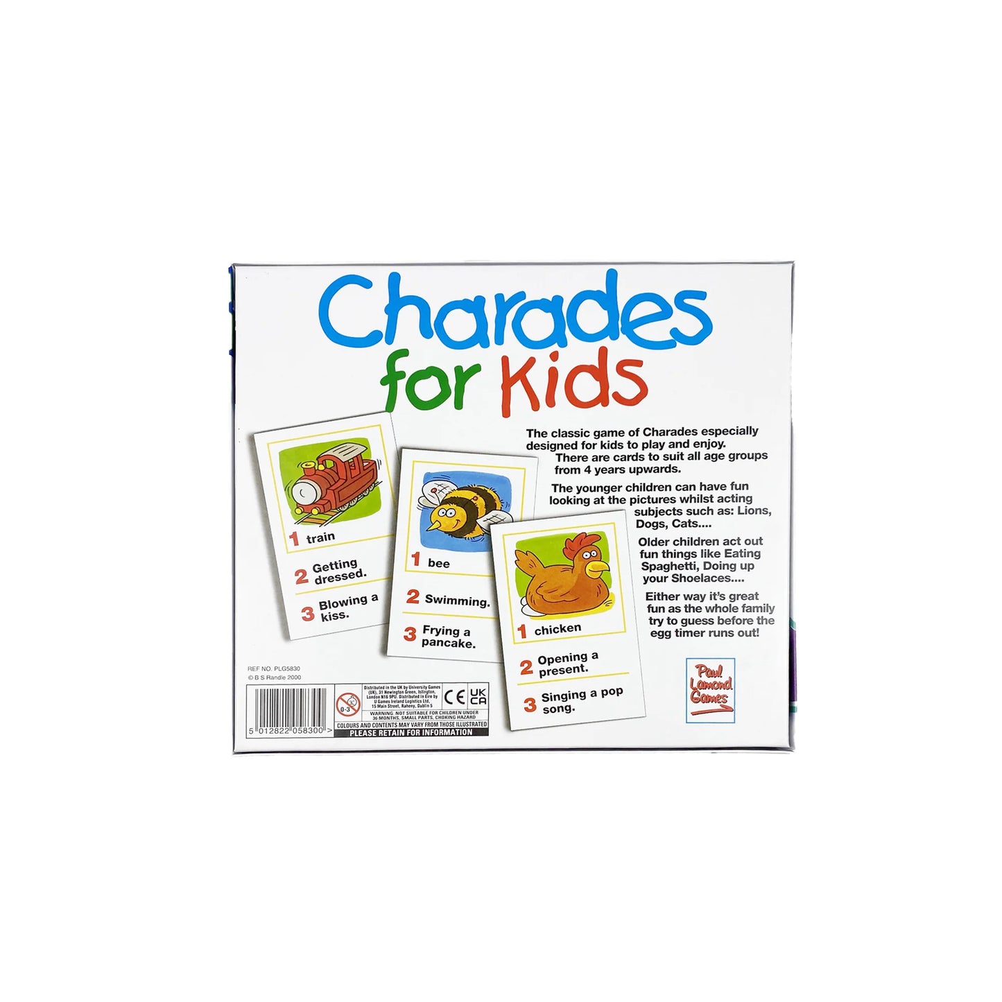 University Games Charades For Kids