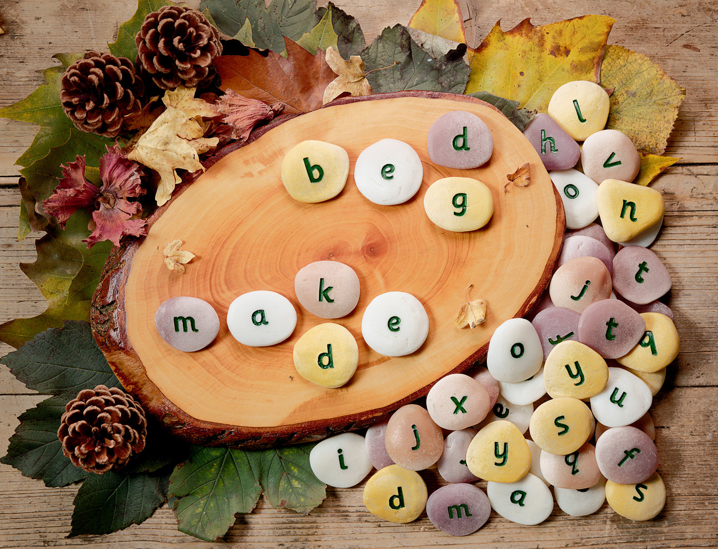 Yellow Door Alphabet Pebbles - Word-building Set