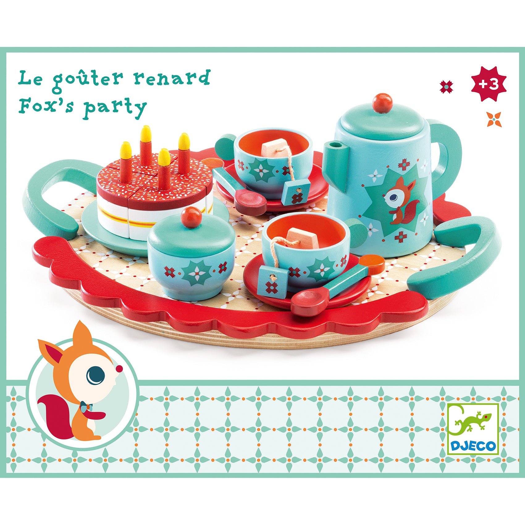 Djeco Fox' Party Tea Set