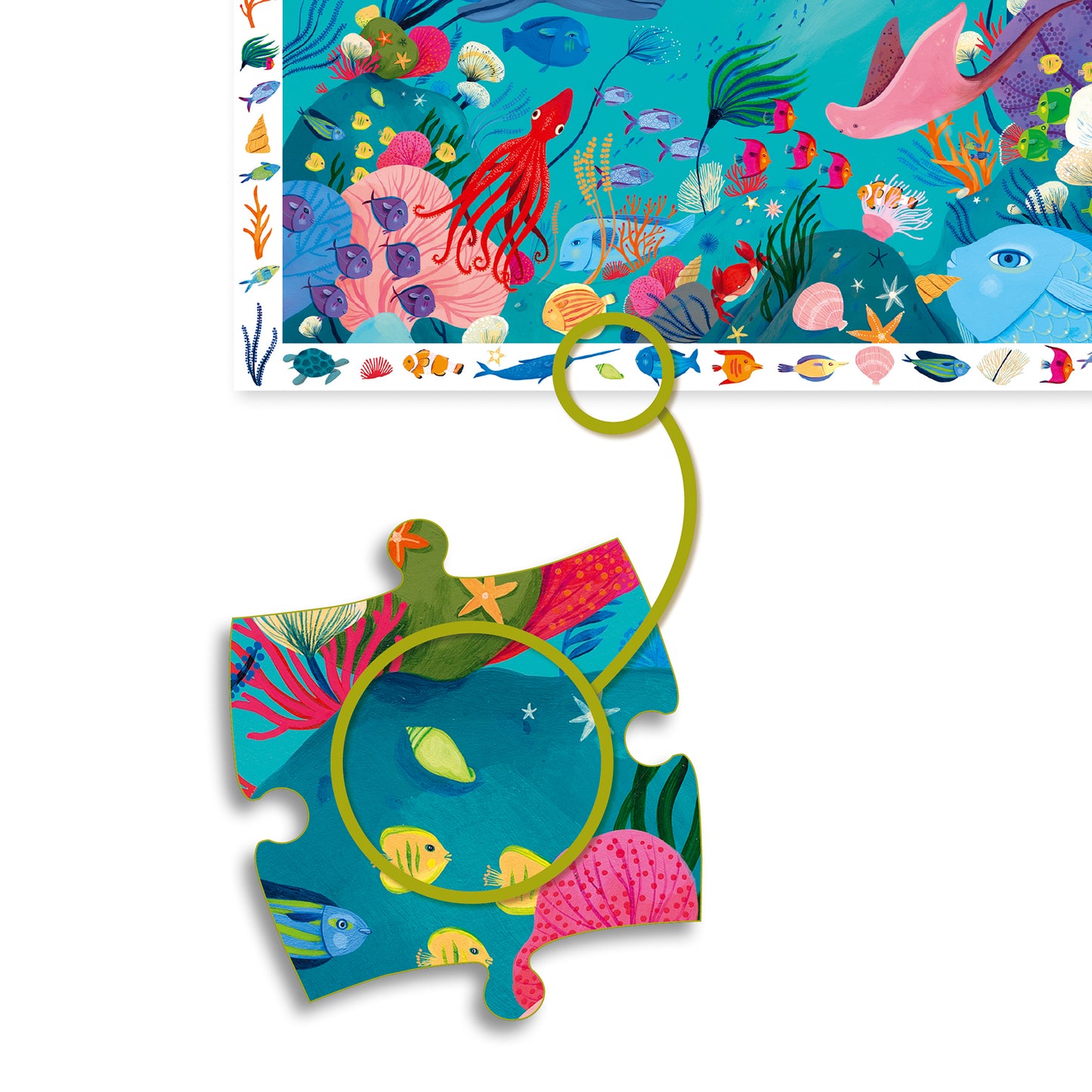 Djeco Aquatic 54 pcs Observation Puzzle