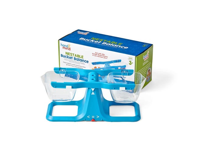 Learning Resources Nestable Bucket Balance, Single